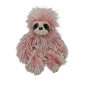 Aurora World Purely Luxe Pink Sloth Plush Stuffed Animal Long Hair 15 Inch 2019